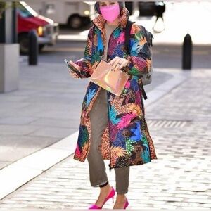 Farm Rio Jungle Puffer Coat NWT Extra Large